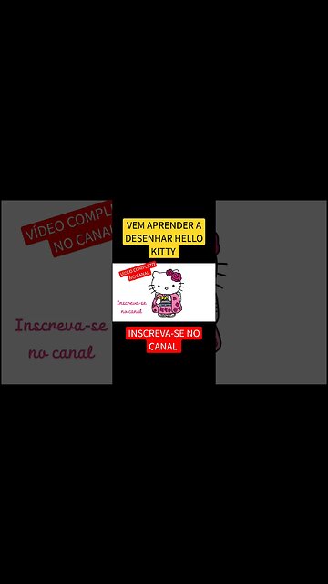 COMO DESENHAR HELLO KITTY KIMONO #desenho #desenhofacil #shorts #short #hellokitty