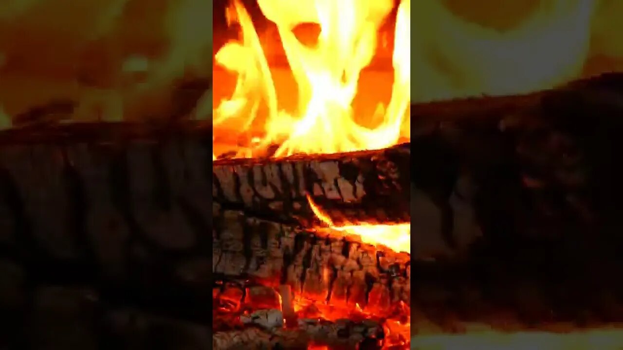 🔥 COZIEST Crackling Fireplace 💥 Video Link Below