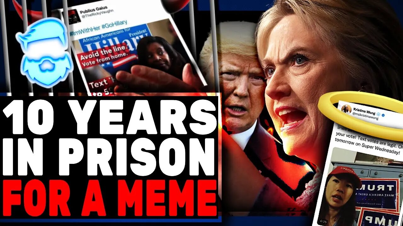 Man Faces 10 Years In PRISON For Hillary Clinton Meme! This Ins Insanity!