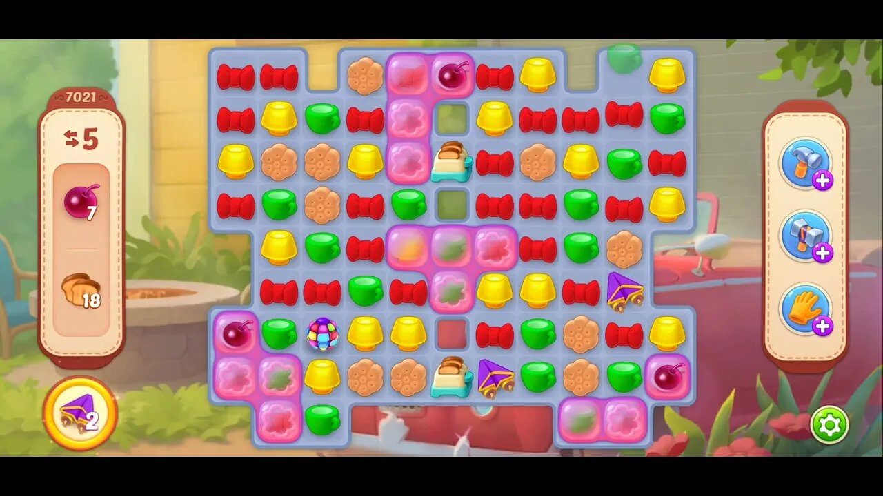 Playrix Homescapes Gameplay Walkthrough Level 7021