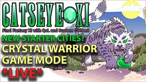 New Quests - Custom Cut Scenes? Cat's Eye FFXI Private Server - New Game Mode - The Crystal Warrior