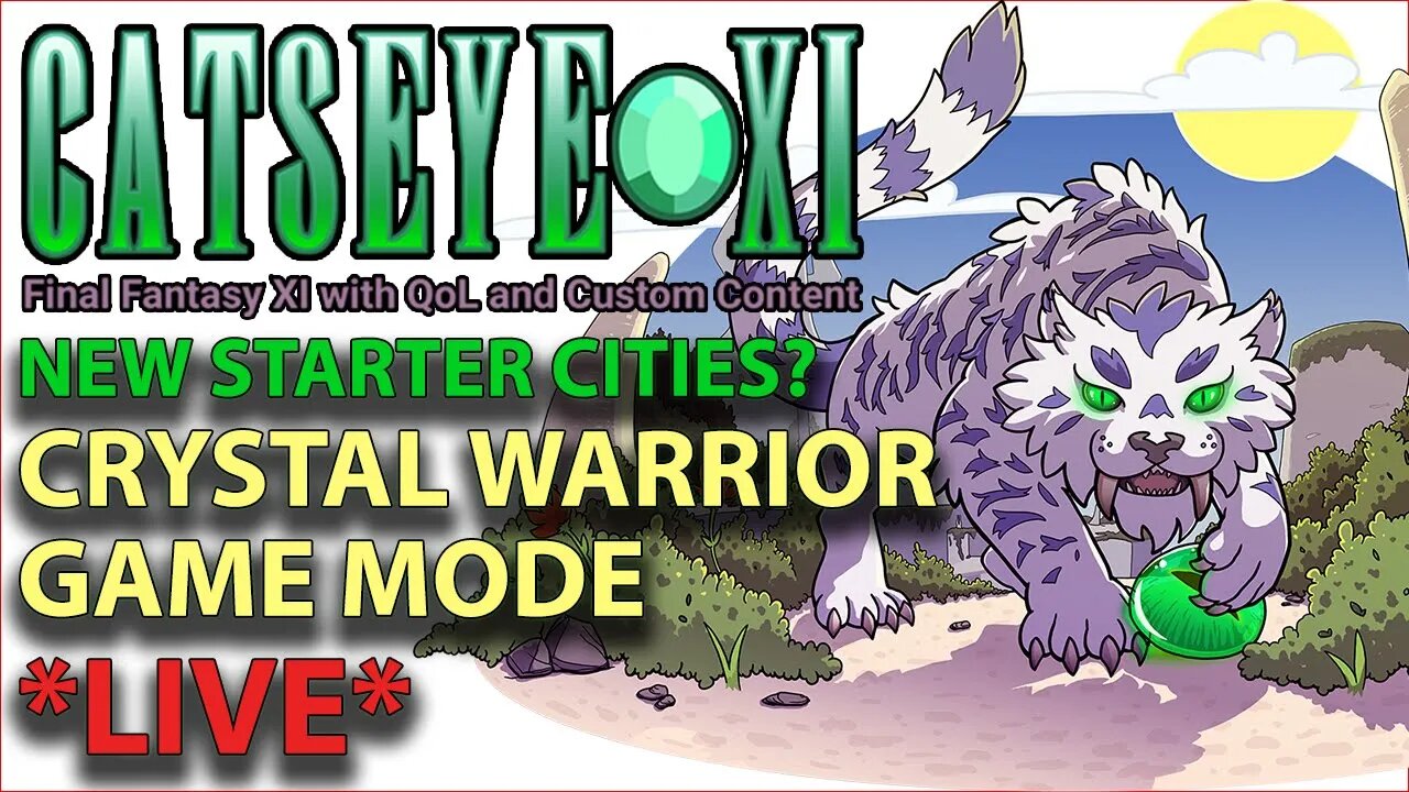 New Quests - Custom Cut Scenes? Cat's Eye FFXI Private Server - New Game Mode - The Crystal Warrior