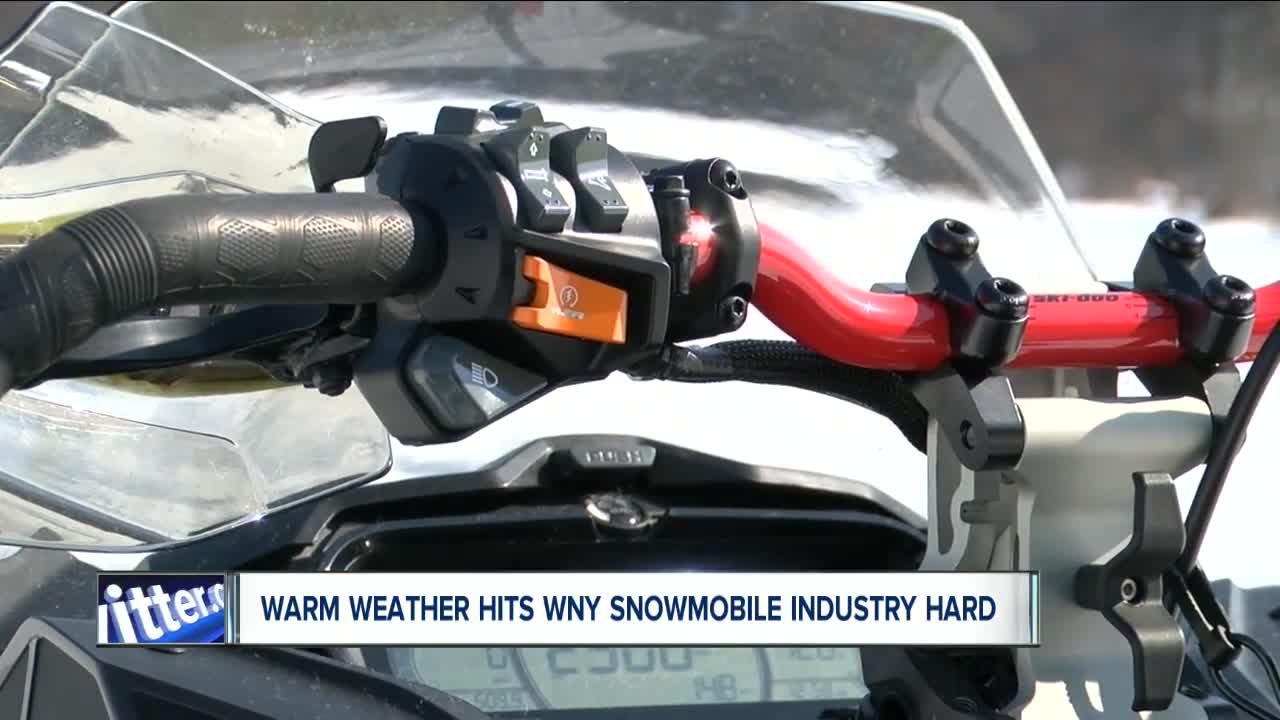 Warm weather takes a toll on Western New York snowmobile industry