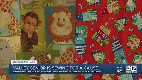 Valley senior sewing for a cause during pandemic