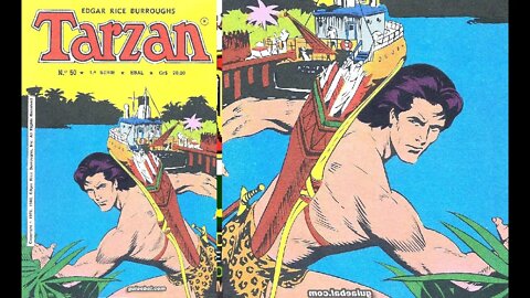 TARZAN FORMATINHO 50 A OS MILIONARIOS DA SELVA #museudogibi #quadrinhos #gibi #comics