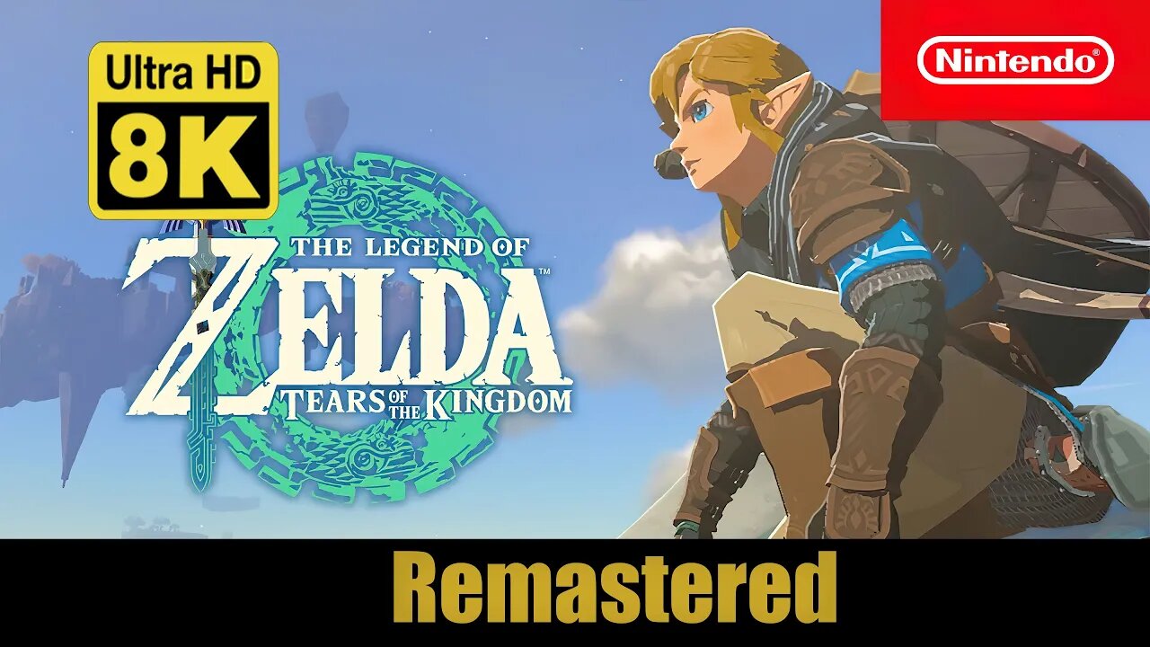 The Legend of Zelda: Tears of the Kingdom – Official Trailer 8K (Remastered with Neural Network AI)