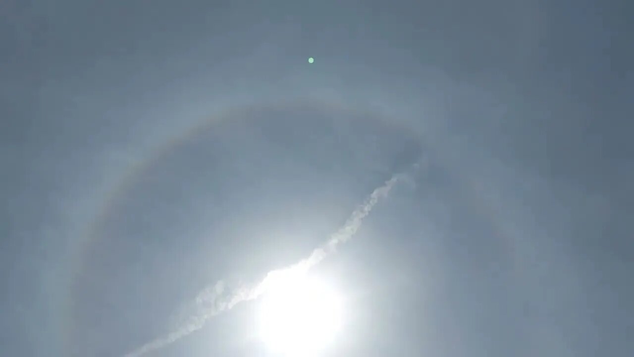 Bryan Texas 5/2/23 Halo chemtrails