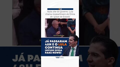 O mesmo que persegue os opositores sobre fake news é o próprio pai da mentira. Incrível! #shorts