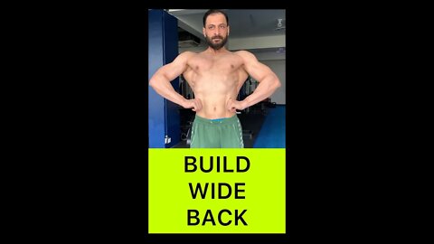 HOW TO BUILD A WIDE BACK | Row Machine #shorts