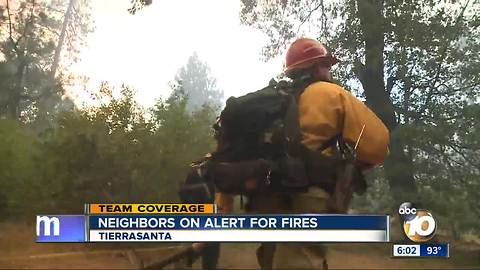 Record heat stokes fire fears in East County