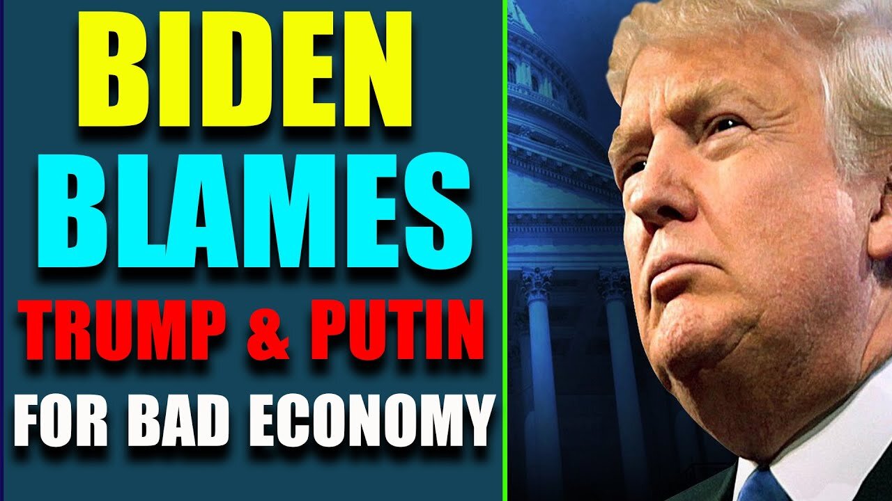 BIDEN BLAMES TRUMP & PUTIN FOR BAD ECONOMY! UPDATE TODAY'S JUNE 4, 2022 - TRUMP NEWS