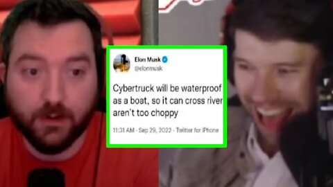 Elon Musk claims the Cybertruck is also a BOAT