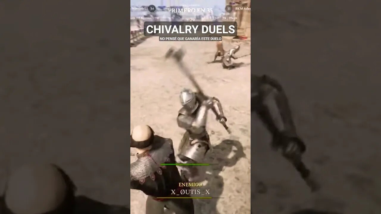 "No imaginé que saldría victorioso en este duelo." #chivalry2 #chivalry2duels #wholy