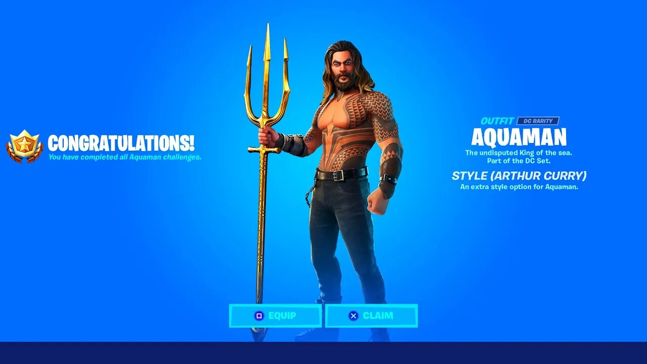 HOW TO GET AQUAMAN SKIN in Fortnite! (NEW)