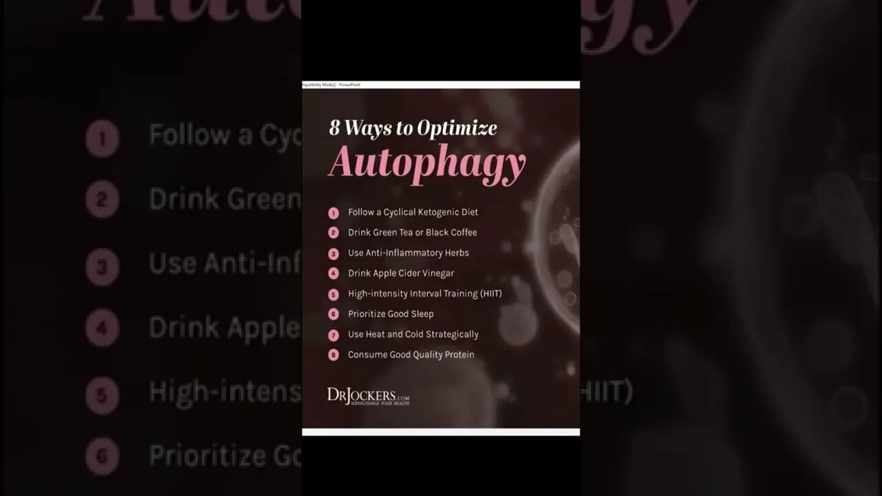 How to ACTIVATE AUTOPHAGY (8 Ways to Optimize it) 🩻 #shorts