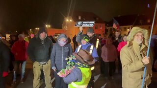 Wolgast - Stefan Infos und Blumenaktion 15.11.2022