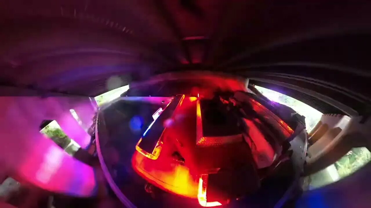 Fire Truck Ride Along From the Roof with a 360 Camera Responding on NJTP