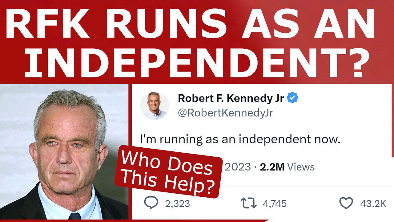 THE THIRD PARTY EFFECT! - Will RFK Jr.'s Independent Bid Benefit Trump or Biden?