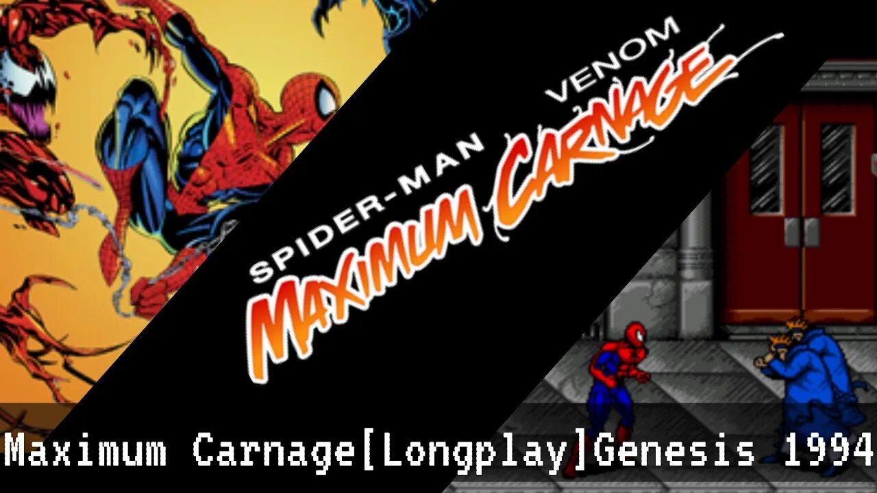 Maximum Carnage [Genesis] Longplay 1994 #guide #tutorial #walkthrough