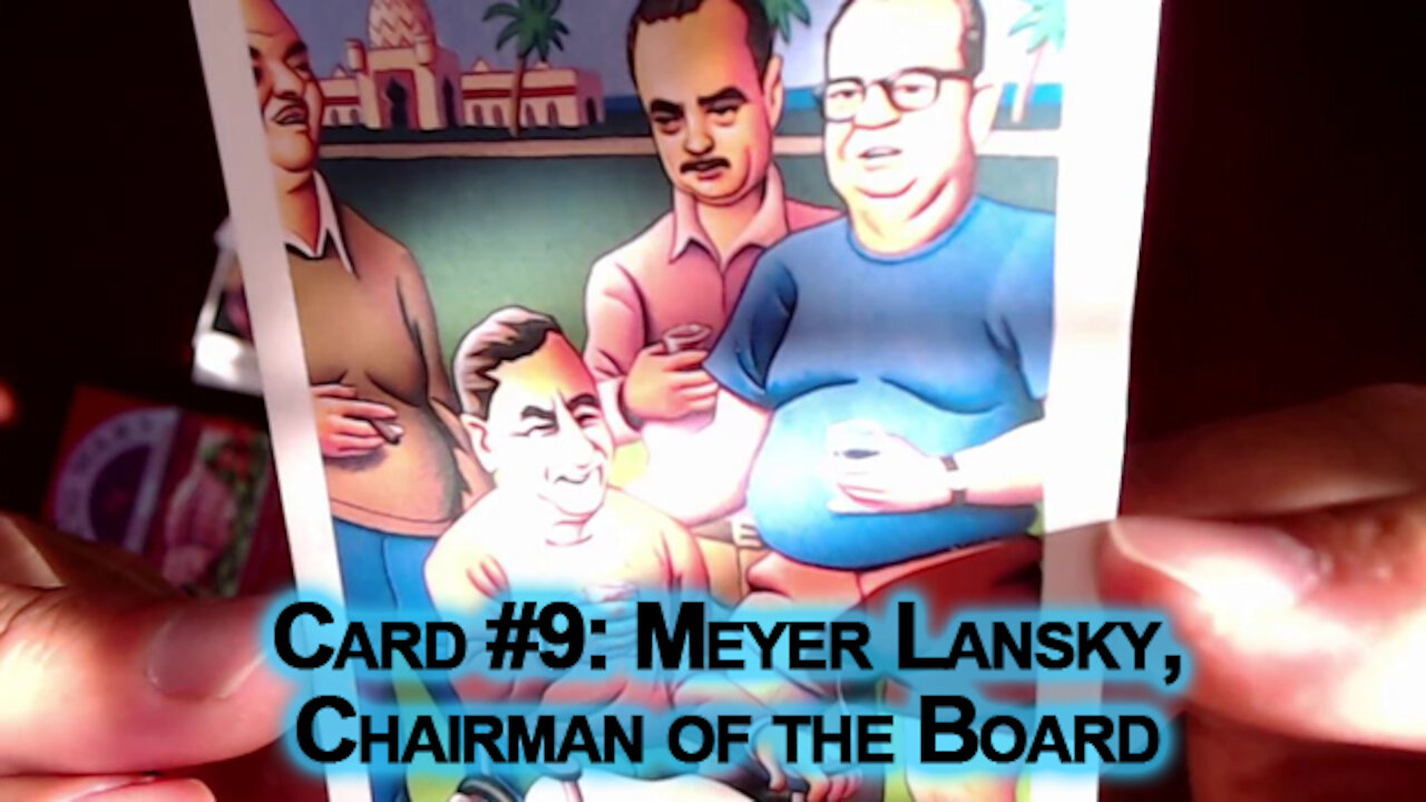 Drug Wars Trading Cards: Card #9: Meyer Lansky, Chairman of the Board (Eclipse Comics History)