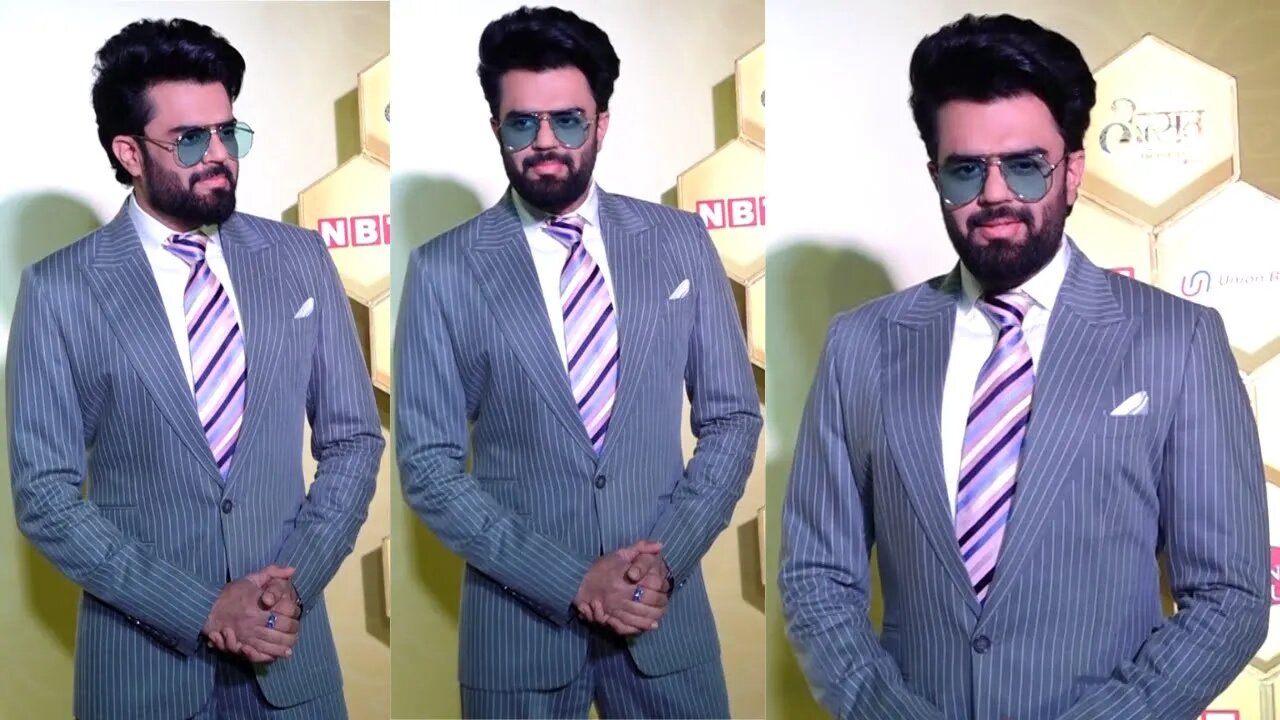 Manish Paul Arrives at NBT Utsav 2023 With Dashing 👀😘 😍