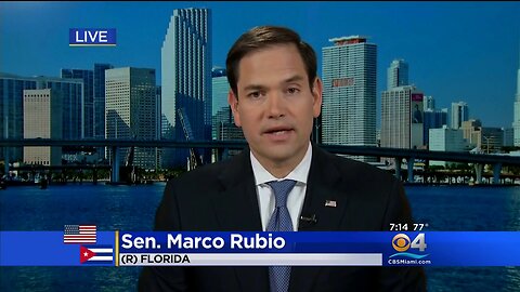 Rubio discusses Cuba policy, Russia investigation, political violence on CBS4 Miami