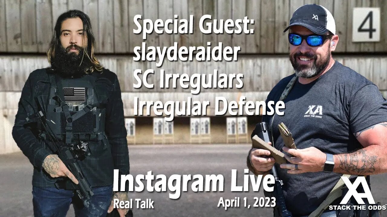 Xray Alpha Instagram Live - April 1, 2023 w/ Special Guest: Slade Cutrer aka slayderaider