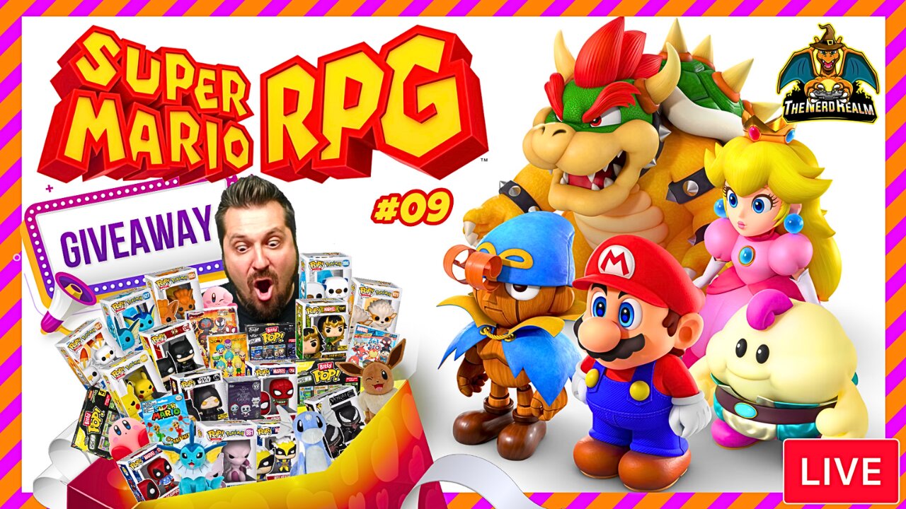 December GIVEAWAYS Now! Super Mario RPG | The Remake | Full Playthrough #09