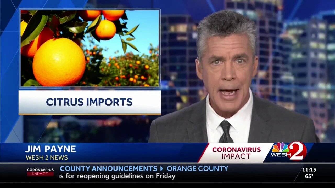 WESH Orlando: Rubio Fights to Protect Florida's Citrus Industry