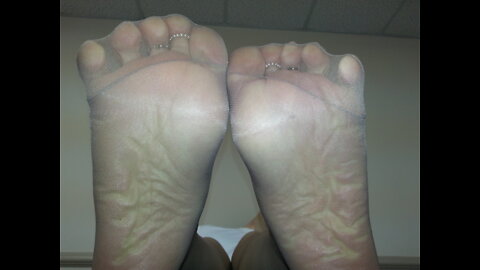 enjoy my pantyhose soles