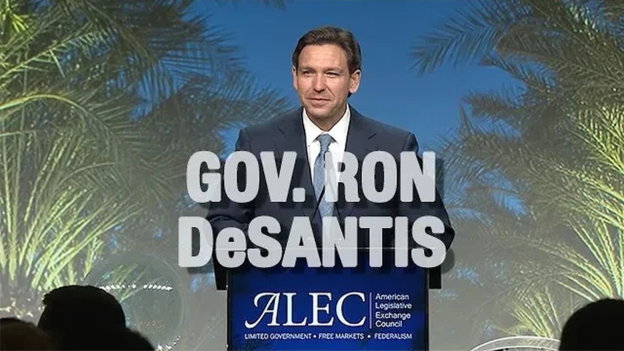 Gov. Ron DeSantis Kicks Off the 50th ALEC Annual Meeting; July 26, 2023