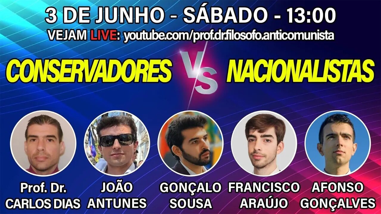 Debate Conservadores vs Nacionalistas: o futuro da Direita Portuguesa!