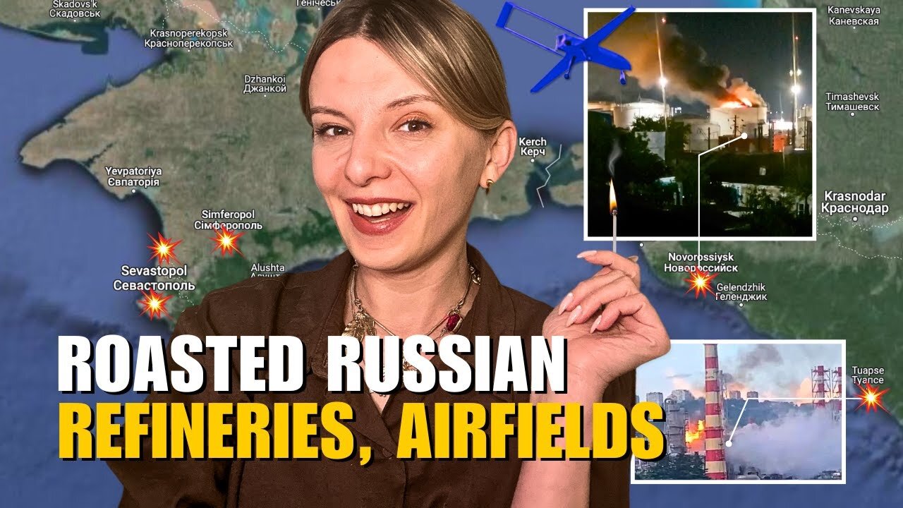 ROASTED RUSSIAN REFINERIES AND AIRFIELDS: TUAPSE, NOVOROSSIYSK, BELGOROD