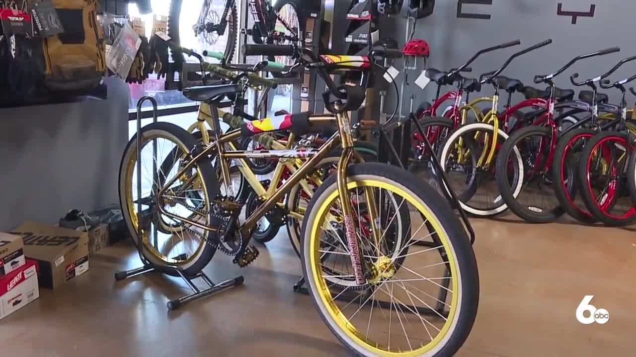 Local bike shops struggling to keep up with the high demand for bikes