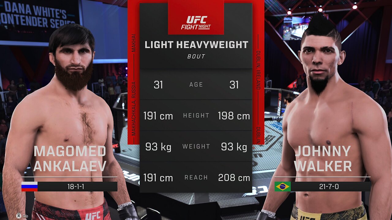 Magomed Ankalaev Vs Johnny Walker 2 Fight Night Prediction