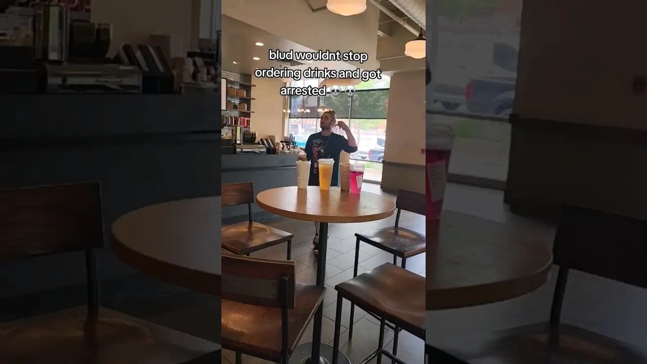 getting arrested for ordering too many drinks at starbucks