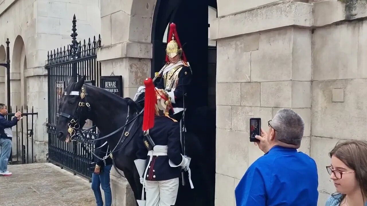 Don't stand in front of the box #horseguardsparade