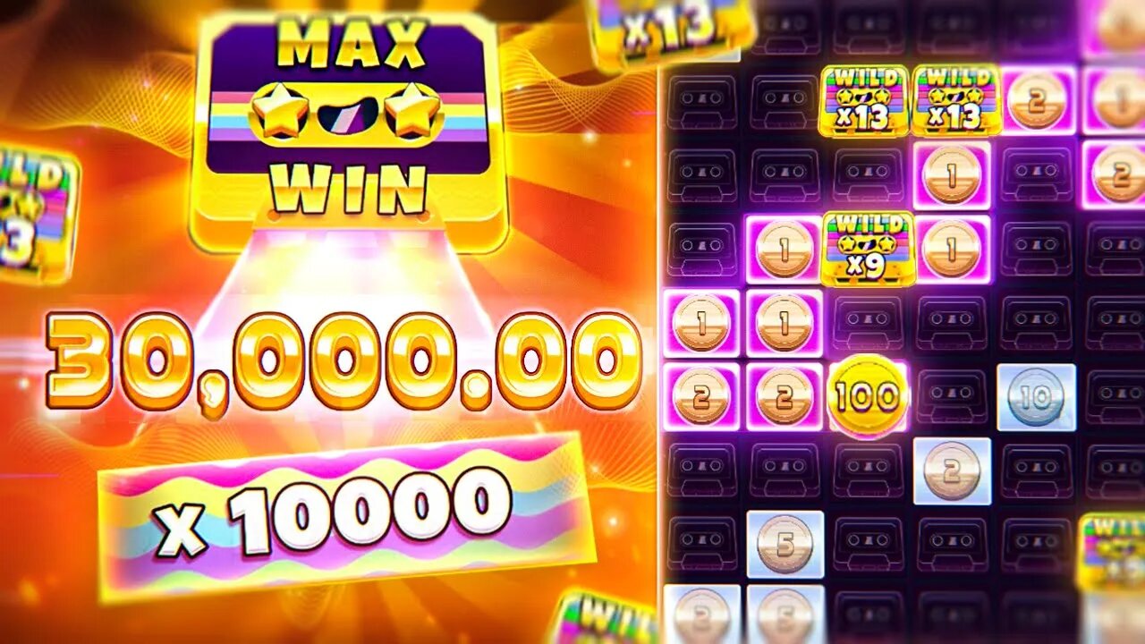 MAX WIN ON RETRO TAPES! *10,000x*