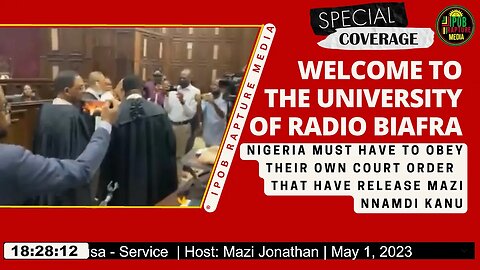 Welcome To The University Of Radio Biafra | Hausa - Service | Host: Mazi Jonathan | May 1, 2023