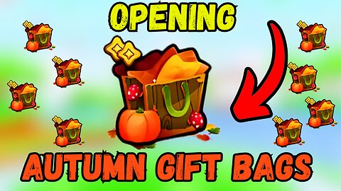 Opening tons of AUTUMN GIFTS on PETS GO ROBLOX