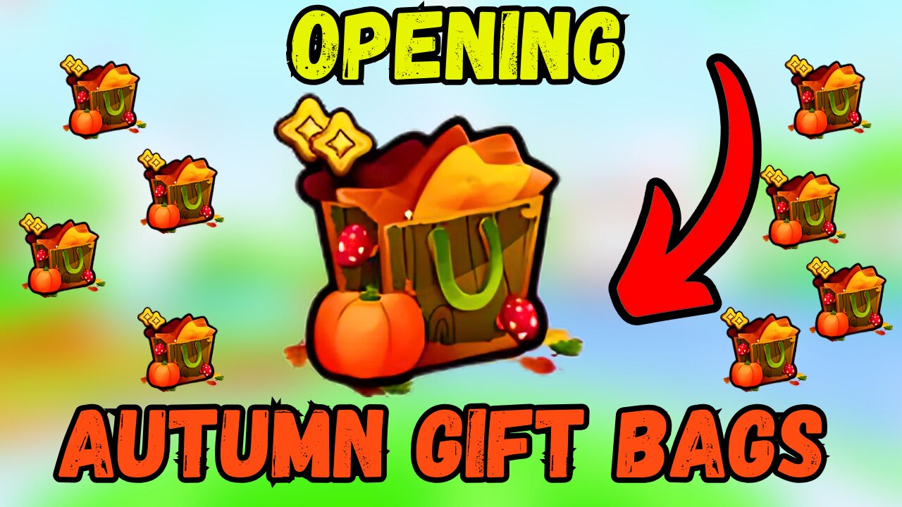 Opening tons of AUTUMN GIFTS on PETS GO ROBLOX