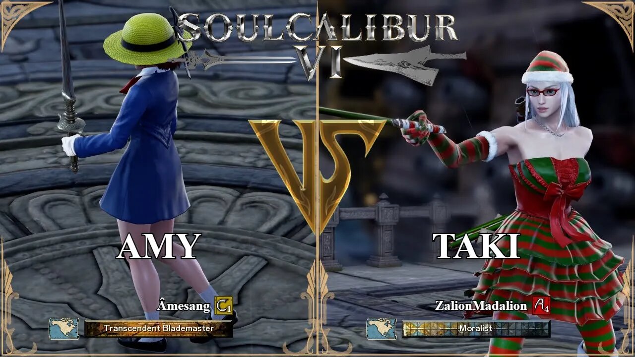 SoulCalibur VI — Amesang (Amy) VS ZalionMadalion (Taki) | Xbox Series X Ranked