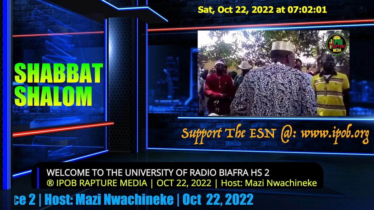 Welcome To The University Of Radio Biafra Hausa - Service 2 | Host: Mazi Nwachineke | Oct 22, 2022