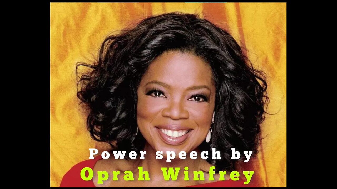 Oprah's Inspiring Speech on Growth and Passionate Perseverance.