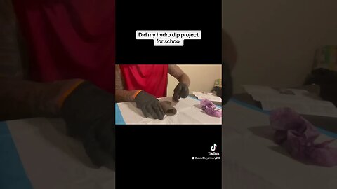 Unexpected Twist: How My Hydro Dip Project Turned Out #shorts #short #viral #trending #elev8tdarmory