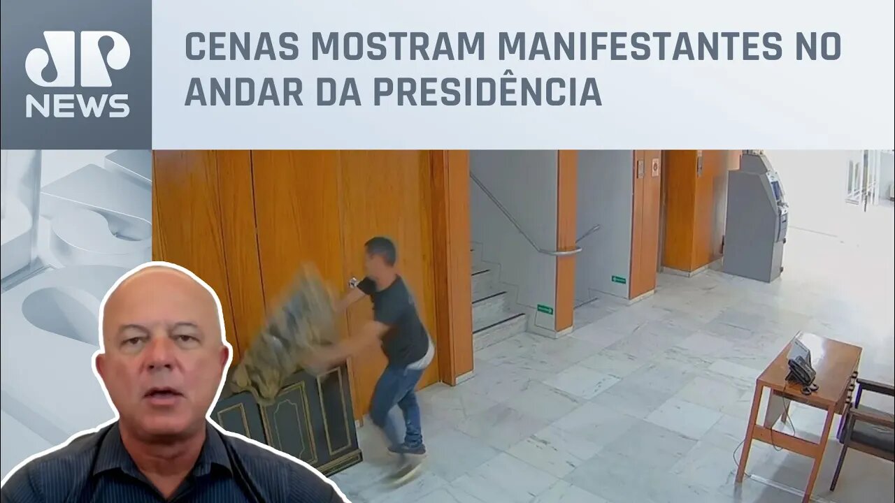 Motta analisa imagens de câmera de segurança em invasão no Planalto