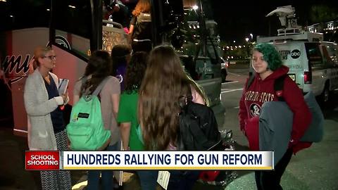 Hundreds head to Tallahassee for the Women's March Florida