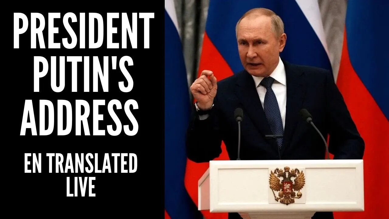 President Putin's Address To Federal Assembly ENG TRANSLATED - LIVE