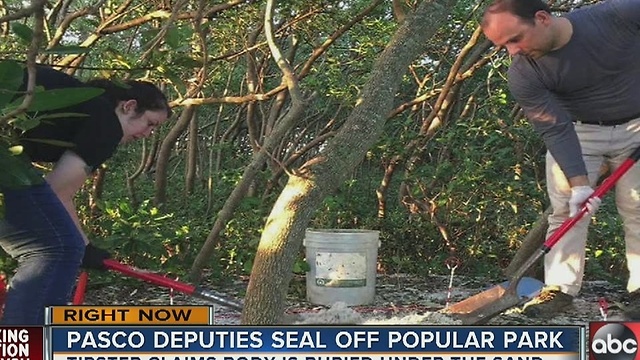 New Port Richey Police searching for body at Green Key Beach Park