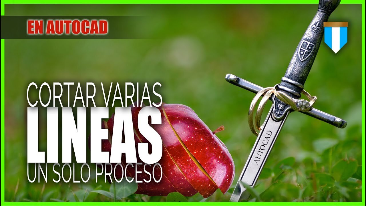 Cortar muchas líneas en un solo proceso "Fence" - AutoCAD